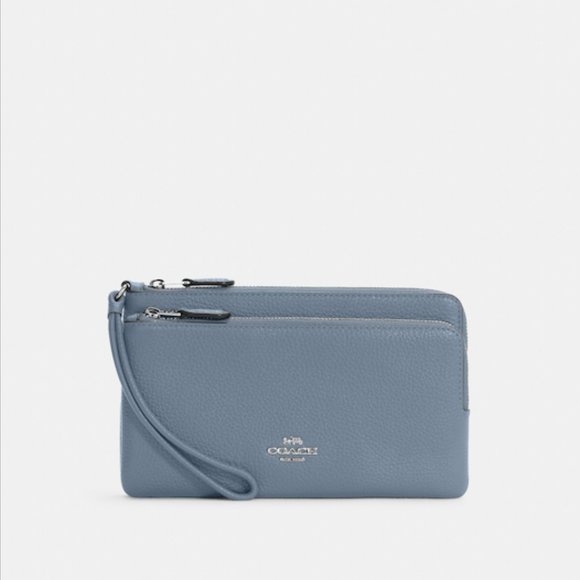 Coach Handbags - NEW Coach Double Zip Wallet/Wristlet